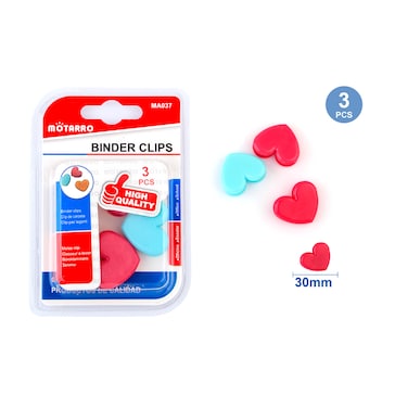 MOTARRO Binder Clips MA037 Pack of 2
