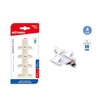 Motarro 4Pcs Binder Clips Set (MN004-1)- Pack of 2