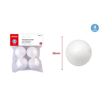 Motarro ME001-50 Polystyrene Recreation Ball (Pack of 2)