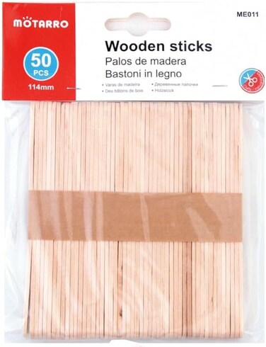 MOTARRO ME011 Wooden Sticks, Pack of 2