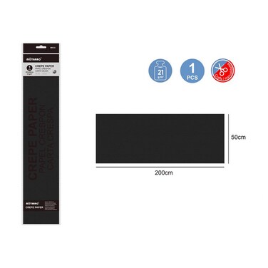 MOTARRO Crepe Paper 200cm x 50 cm (ME032-25) Pack of 2