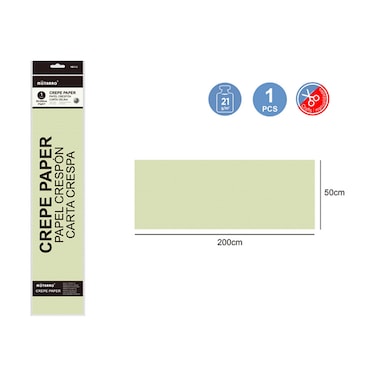 MOTARRO Crepe Paper 200cm x 50 cm (ME032-35) Pack of 2