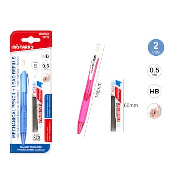 Motarro MC029-9 Mechanical Pencil Plus Lead (pack of 2)