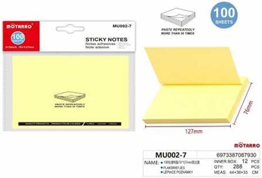 Motarro Pack 2 Sticky Notes (MU002-7)