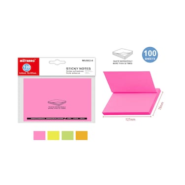 MOTARRO STICKY NOTES, (MU002-8) - Pack of 2