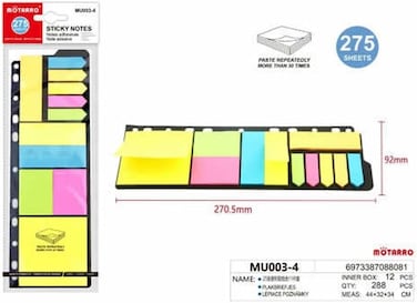 Motarro Pack 2 Sticky Notes (MU003-4)