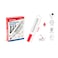 MOTARRO 12Pcs White Board Marker Set, Red (MC036-13)