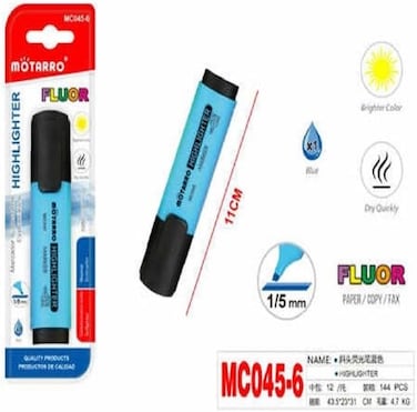 MOTARRO MC045-6 Highlighter (PACK OF 2)