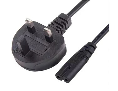 Power Adapter Cord/Cable (2 Pin) with UK Socket