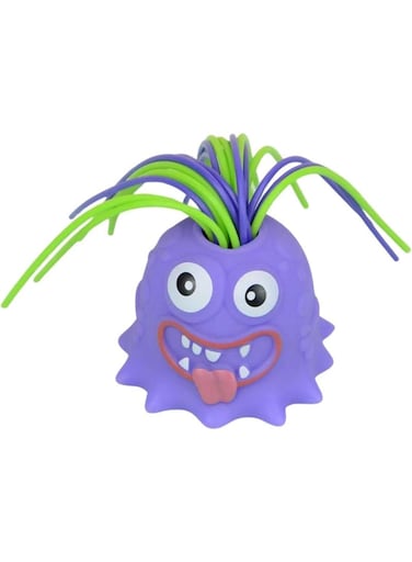Funny Hair Pulling Fidget Screaming Monster Toy (Random Color)