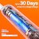 Bitvae R2 Rotating Electric Toothbrush for Adults with 8 Brush Heads, Travel Case, 5 Modes Rechargeable Power Toothbrush with Pressure Sensor, 3 Hours Fast Charge for 30 Days, Black
