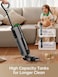 Dreame H12 Pro Wet Dry Vacuum Cleaner, Smart Floor Cleaner Cordless Vacuum And Mop For Hard Floors, One-Step Edge to Edge Cleaning With Hot Air Drying