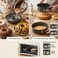 2PCS Nonstick Cake Pan Set &ndash; Fluted Ring Cake Mold &amp; Springform Pan (Leakproof, Removable Bottom)   Carbon Steel Bakeware for Cheesecake, Baking, Oven Safe, Easy Release