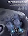 EasySMX X10 Gaming Controller, Mechanical Buttons &amp; Quadruple Hall Effect Sensor, 2 Back Buttons, 3 Level Turbo Function &amp; 5 Level Vibration, With Replaceable Magnetic Cover, Purple   X10