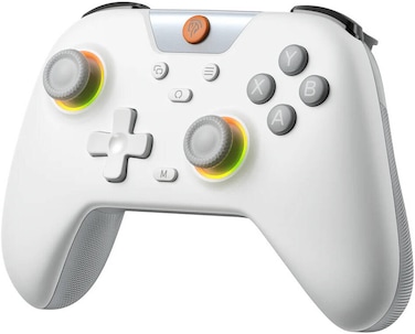 EasySMX X05 Gaming Controller, Hall Effect Joysticks, Multi-Platform, adjustable 5 Adjustable Vibration Level, Ternary Lithium 750mAh, Enhanced Stability &amp; Minimized Latency, Oyster White   X05