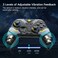 
EasySMX X15 Wireless Controller, RGB Lighting, Dual Hall Effect, Multi-Platform, 2.4G/Bluetooth/Wired, Rear Programmable Buttons, Drift-Free Precision, Long Lifespan, Mecha   X15
