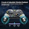 EasySMX X15 Wireless Controller, RGB Lighting, Dual Hall Effect, Multi-Platform, 2.4G/Bluetooth/Wired, Rear Programmable Buttons, Drift-Free Precision, Long Lifespan, Wukong   X15