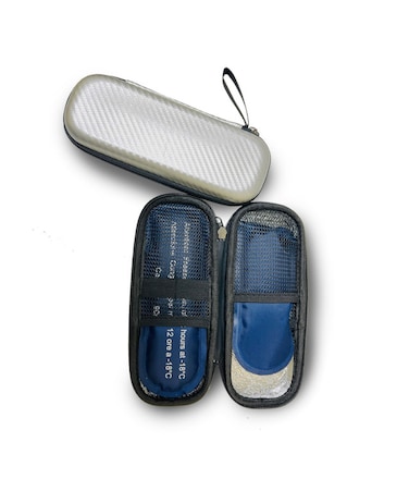 Falcon Med Diabetic Travel Case with Ice Pack, Aluminium Foil Liner, 24 x 7 x 5 cm