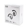 Calk A68 True Wireless Earbuds Bluetooth 5.3 with 14.2mm Drivers &amp; 25H Total Playtime- Black