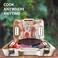 Portable Camping Gas Stove Cooking Kit with Non-Stick Grill Pan &amp; Carry Case, Outdoor Butane Burner Set with Cooking Tools for Camping, BBQ, Picnic, Hiking &amp; Travel