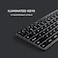 Satechi SM3 Mechanical Keyboard,108 Keys Full Size Keyboard with White LED Backlit, Wired and Bluetooth Keyboard for Mac and Windows - Dark Gray/Gray
