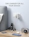 LENCENT USB Charger Plug, 4-Port USB Universal Travel Adaptor, 22W/5V 4.4A Wall Charger with UK/USA/EU/AUS Worldwide Travel Charger Adapter for iPhone, iPad, Android Phones, Tablets, and More
