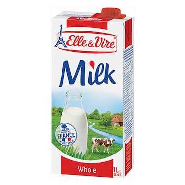 Elle &amp; Vire UHT Milk Full Cream, 1L