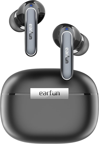 EarFun Air 2 Wireless Earbuds, LDAC Codec Ear Buds Bluetooth Earbuds, Hi-Res Audio TWS Earbuds, 4 Mics Bluetooth Earphones, Wireless Charging, TWS Earphones, Custom EQ
