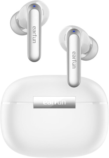 EarFun Air 2 Wireless Earbuds, LDAC Codec Ear Buds Bluetooth Earbuds, Hi-Res Audio TWS Earbuds, 4 Mics Bluetooth Earphones, Wireless Charging, TWS Earphones, Custom EQ