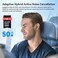 Air Pro 4 Adaptive Hybrid Noise Canceling Wireless Earbuds, Qualcomm Snapdragon Sound, aptX&trade; Lossless, 6 Mics AI CVC 8.0 Call, LDAC Hi-Res Audio, 52H Playtime, Bluetooth 5.4, in-Ear Detection
