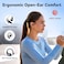 EarFun OpenJump Open Ear Headphones, Wireless Earbuds with Ergonomic Earhook, Hi-Res Sound, LDAC, 4 Mics ENC Call, 42H Playtime, Multipoint Connection, IPX7 Waterproof, Snug Fit for Workout, Running