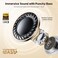 EarFun Clip Open Ear Headphones, Clip on Earphones Wireless Bluetooth 6.0 Headphones, Adaptive Comfort with Secure Fit, LDAC, 2 Mics AI ENC Call, Hi-Res Audio, 40H Playtime, IP55