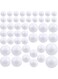 48 Pieces random Sizes White Styrofoam Balls, Polystyrene Craft Foam Balls for Art, Craft, Household, School Projects, Party Decoration