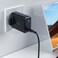 PD50W GaN (USB-C+USB-C) dual port charger,black (UK)