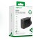PD50W GaN (USB-C+USB-C) dual port charger,black (UK)