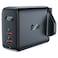PD50W GaN (USB-C+USB-C) dual port charger,black (UK)