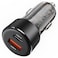 ACEFAST 60W Dual-Port Car Charger (USB-A + USB-C), High-Speed Fast Charging Adapter for Car, PD &amp; QC Compatible for iPhone, Samsung, iPad, Tablets, and Laptops &ndash; Black