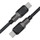 ACEFAST C10-03 CABLE USB-C to USB-C silicone braid charging data cable, black