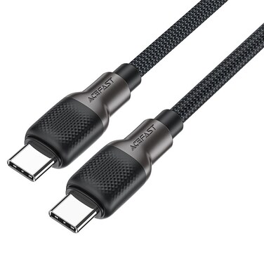 ACEFAST C10-03 CABLE USB-C to USB-C silicone braid charging data cable, black