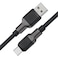 ACEFAST C10-04 CABLE USB-A to USB-C silicone braid charging data cable, black