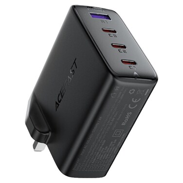 PD100W GaN (3*USB-C+USB-A) charger,black (UK)