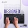 NCTS KB9B Wired Keyboard with Tablet/Mobile/Pen Holder, Compatible with USB 2.0/3.0, Support USB1.0/1.1 English, French Layout for Win/Mac, Desktop, Laptop,1 Year Warranty (ENGLISH KEYBOARD)