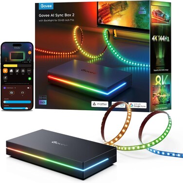 Govee AI Sync Box 2 (55-65 Inch TV)-H8604B12