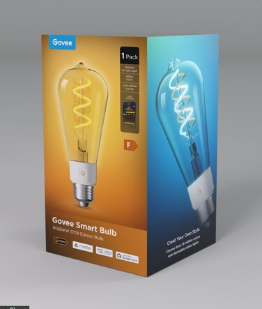 Govee E27 Smart Edison Light Bulb 500lm - R14C0CC1