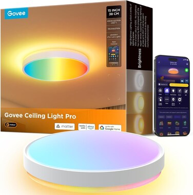 Govee Smart RGBIC Ceiling Lights 38 cm Circle - H60A