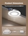 Govee 4Inch Smart Recessed Lights Pro with Night Light Pack Of 4 - B601E