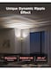 Govee Uplighter Floor Lamps Tri-Zone Independent, RGBIC Warm&amp;Cold White Ripple Lighting Lamp Works with Matter and Alexa, 80+Scene Modes - H60B0B11