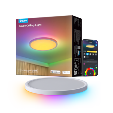 Govee Smart RGBICWW Ceiling Lights 30 Cm Circle - H60A1