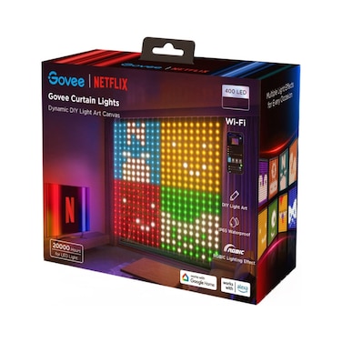 Govee Netflix Rgbic Indoor Curtain Lights 400 LED