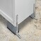 Tactix Metal Storage Cabinet with Adjustable Shelf and Sliding Doors, Steel Locking Storage Cabinet for Home, Office, Garage, Utility Room and Basement, 89W x 47D x 83.4H cm- 326256